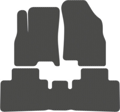Комплект ковриков для авто Alicosta 1561_1_сер для Chery Tiggo 8 Pro I SUV 5 мест 2021 (EVA соты, серый) - 