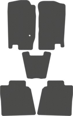Комплект ковриков для авто Alicosta 1727_1_сер для Ford Explorer III SUV/U152 2001-2005 (EVA соты, серый) - 