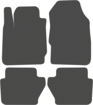 Комплект ковриков для авто Alicosta 0350_1_сер для Ford Fiesta V хэтчбек 5дв/Mk6 2008-2012 (EVA соты, серый) - 