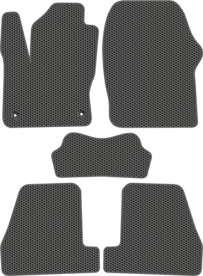 Комплект ковриков для авто Alicosta 0356_1_сер для Ford Focus III лифтбек 2010-2014 (EVA соты, серый) - 