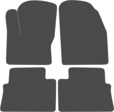 Комплект ковриков для авто Alicosta 0372_1_сер для Ford S-Max минивэн 2006-2015 (EVA соты, серый) - 