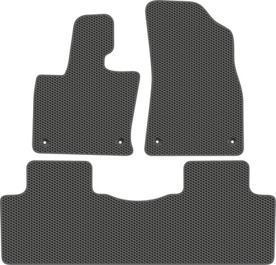 Комплект ковриков для авто Alicosta 2110_1_сер для Geely Atlas Pro I SUV/NL-3.3BT/3BY 2019 (EVA соты, серый) - 