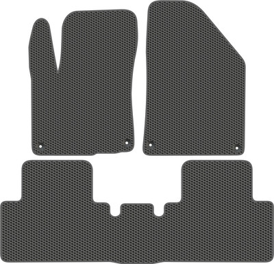 Комплект ковриков для авто Alicosta 2224_1_сер для Geely Coolray SX11 I SUV 2018-2023 (EVA соты, серый) - 
