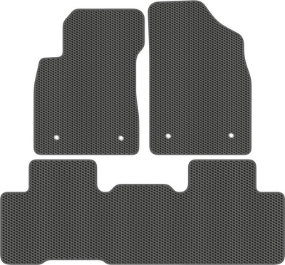 Комплект ковриков для авто Alicosta 2221_1_сер для Geely Emgrand X7 SUV2013-н.в. (EVA соты, серый) - 