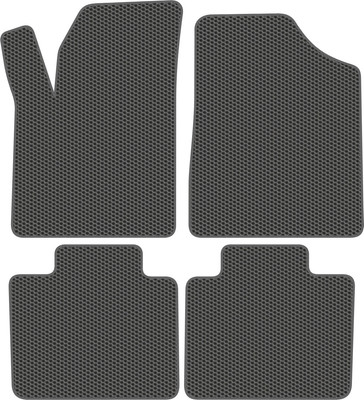 Комплект ковриков для авто Alicosta 2218_1_сер для Geely Otaka 2005-2008 (EVA соты, серый) - 