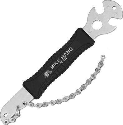 Ключ кассетный для велосипеда Bike Hand YC-515 + ключ для педалей / 6-160515 - 