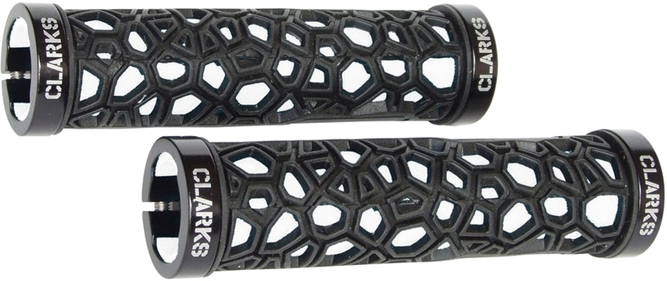 Грипсы для велосипеда Clarks CLO-208 TwoSideLock / 3-229 (белый/черный)