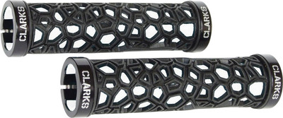 Грипсы для велосипеда Clarks CLO-208 TwoSideLock / 3-229 (белый/черный) -