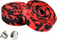 Обмотка руля для велосипеда Clarks CHBT-28 / 3-187 (красный/черный) - 