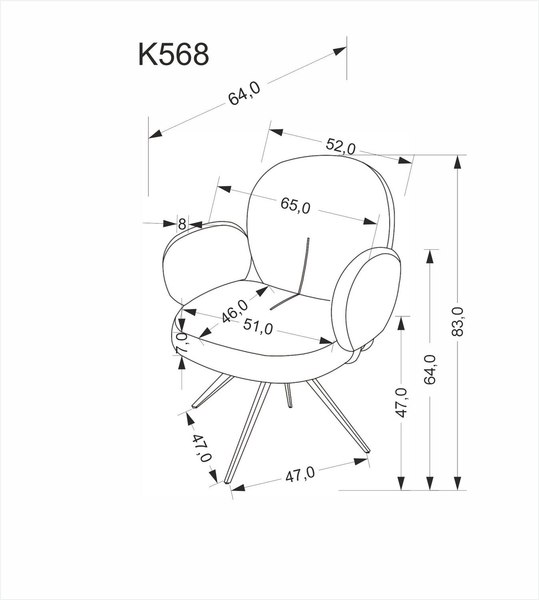 Купить Стул Halmar K568 в Барановичах