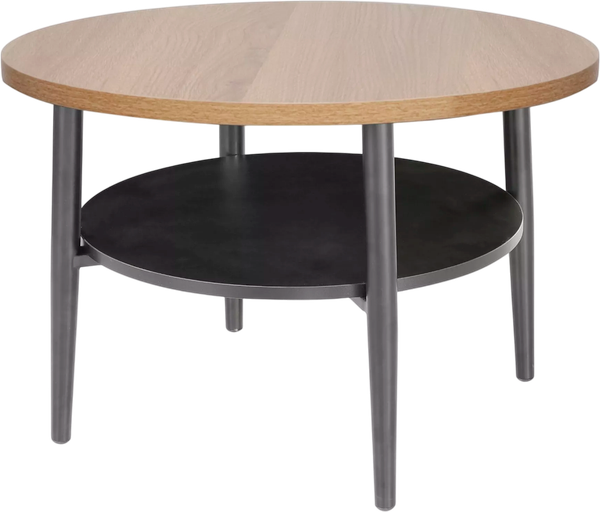 Журнальный столик Signal Ella B 60x45 (дуб/черный)