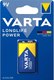 Батарейка Varta Longlife Power 6LR61 9V BL1 / 4922121411 - 