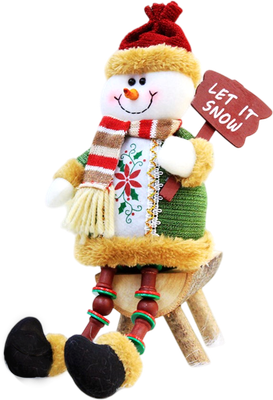 Фигура под елку Winter Fun Снеговик / 010100273C - 