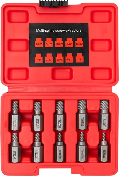 Набор экстракторов Forstime FT-909U1 (65771), (10шт)