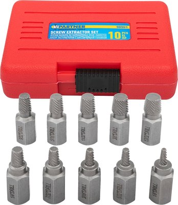 Набор экстракторов Partner PA-909U1 (65784), (10шт) - 