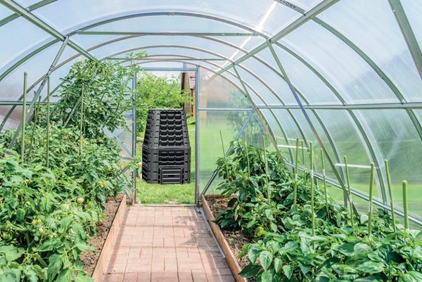 Компостер Prosperplast Evogreen IKEL450C-S411 (черный)