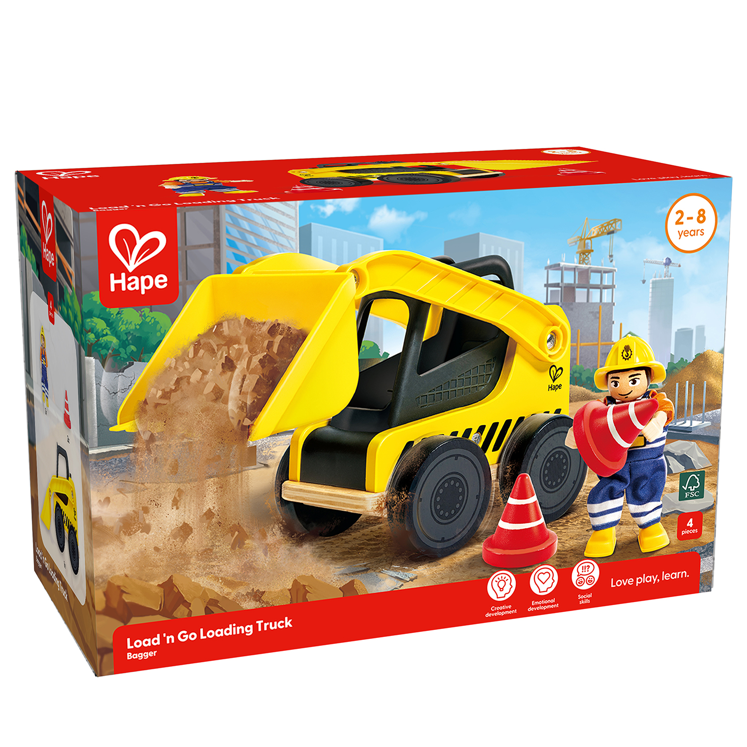Погрузчик игрушечный Hape E3059_HP — фото 4