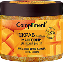 

Скраб для тела, Манговый дренажный эффект