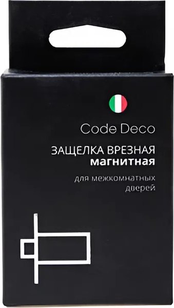 Защелка врезная Code Deco 5900-MC-BLM