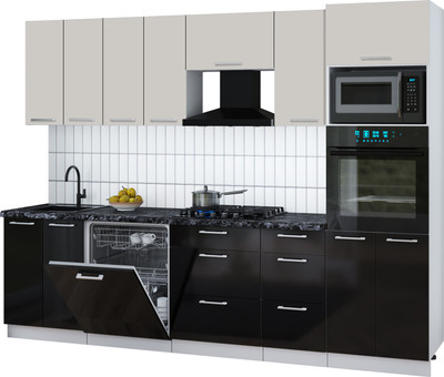 

Кухонный гарнитур, Мила Gloss 2.8-ПМ1