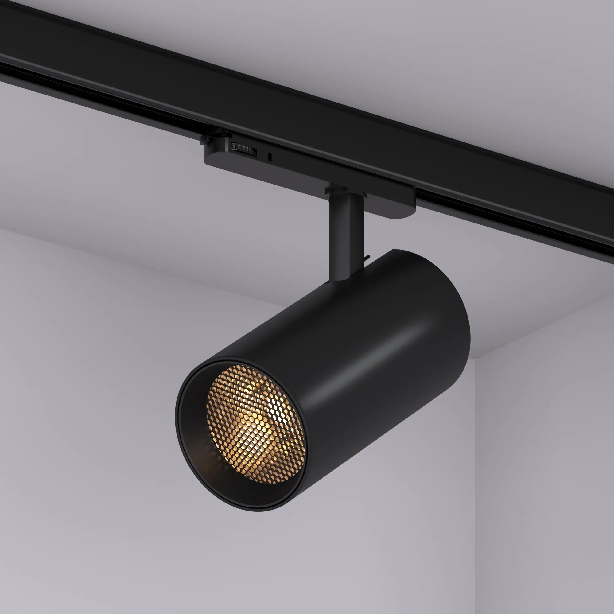 Трековый светильник Arlight LGD-GERA-4TR-R90-40W Warm3000 BK 24deg / 055163 — фото 5