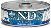 

Корм для кошек Farmina, N&D Grain Free Ocean Tuna & Shrimp