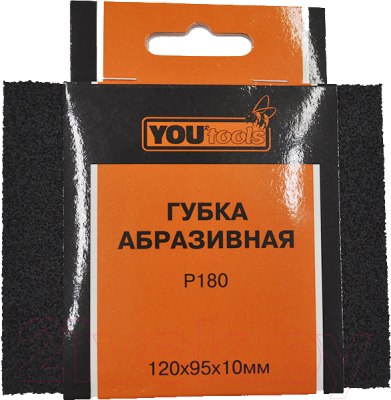 Изображение товара Губка абразивная Yourtools 120х95х10 P180 N6