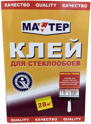 

Клей для обоев Quality, Бесцветный, Мастер для стеклообоев