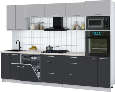 

Кухонный гарнитур, Мила Gloss 3.0-ПМ1