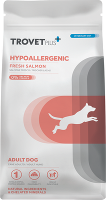 Сухой корм для собак Trovet Plus Adult Dog Hypoallergenic Fresh Salmon