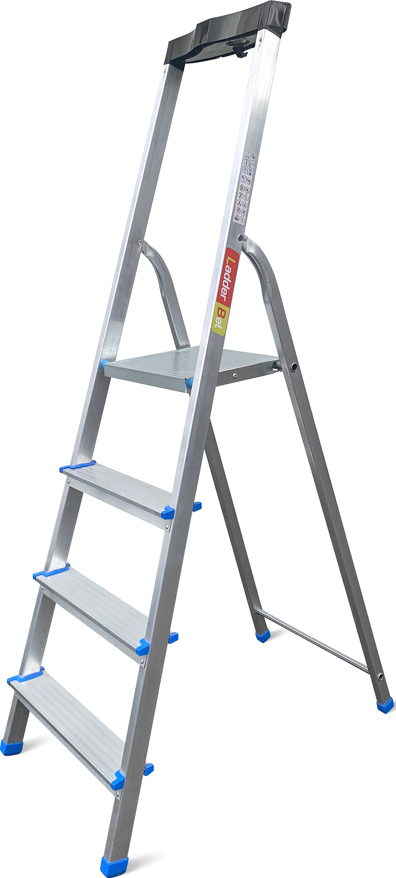 Лестница-стремянка LadderBel STR-AL-4Т c органайзером