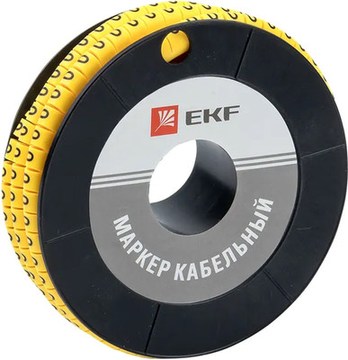 Маркер кабельный EKF PROxima plc-KM-2.5-0 (1000шт) - 