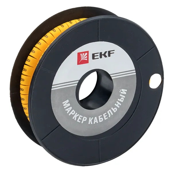 Маркер кабельный EKF PROxima plc-KM-2.5-8 (1000шт)