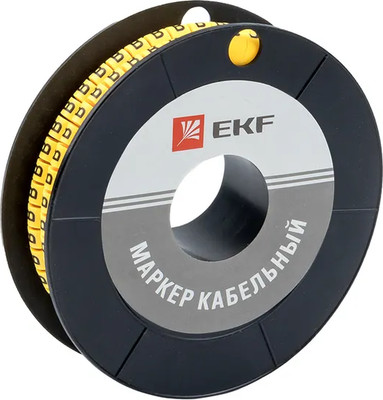 Маркер кабельный EKF PROxima plc-KM-2.5-B (1000шт) - 