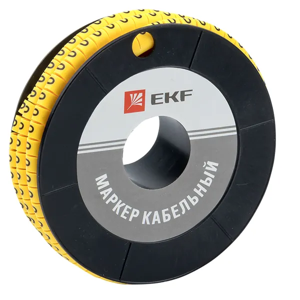 Маркер кабельный EKF PROxima plc-KM-4-0 (500шт)