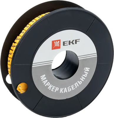 Маркер кабельный EKF PROxima plc-KM-6-3 (350шт) - 