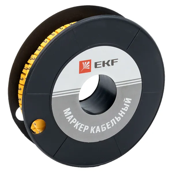 Маркер кабельный EKF PROxima plc-KM-6-3 (350шт)