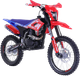 Мотоцикл Apollino Enduro AM 300 21/18 (красный/синий) - 