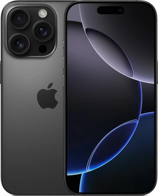 Смартфон Apple iPhone 16 Pro 256GB Dual Sim (черный титан) - 
