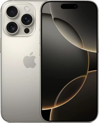Смартфон Apple iPhone 16 Pro 256GB Dual Sim (природный титан) - 