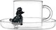 Чашка с блюдцем Ichendorf Milano Dogs / 09354301 (такса) - 