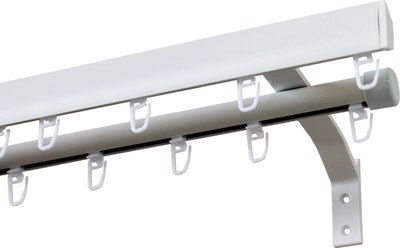 

Карниз для штор, Калитва 35x15/D 19мм 2-рядный / 90122160