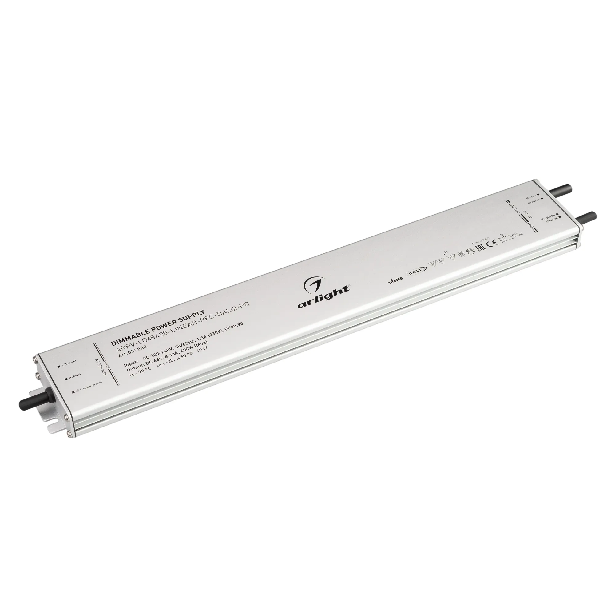 Блок питания для светильника Arlight ARPV-LG48400-LINEAR-PFC-DALI2-PD 48V 8.3A 400W / 037926