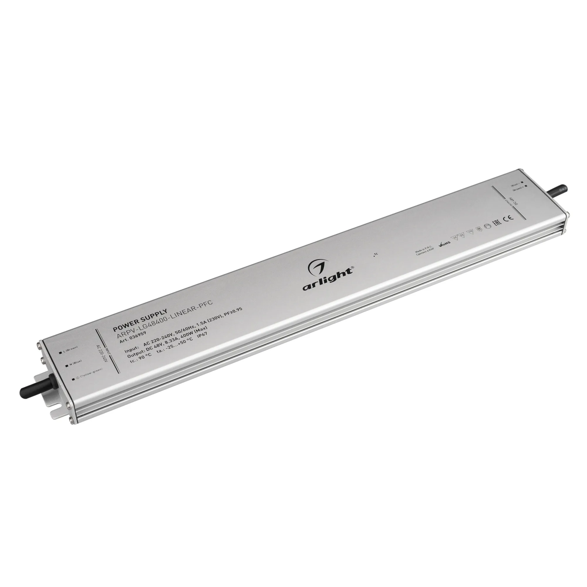 Блок питания для светильника Arlight ARPV-LG48400-LINEAR-PFC 48V 8.33A 400W / 036959