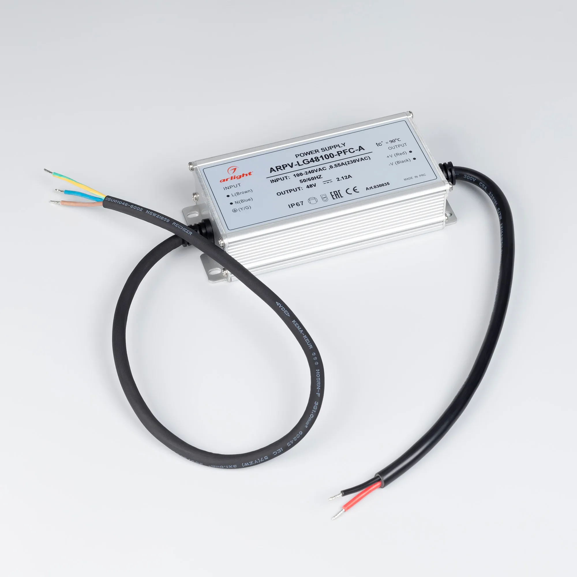 Блок питания для светильника Arlight ARPV-LG48100-PFC-A 48V 2.12A 100W / 030035 — фото 2