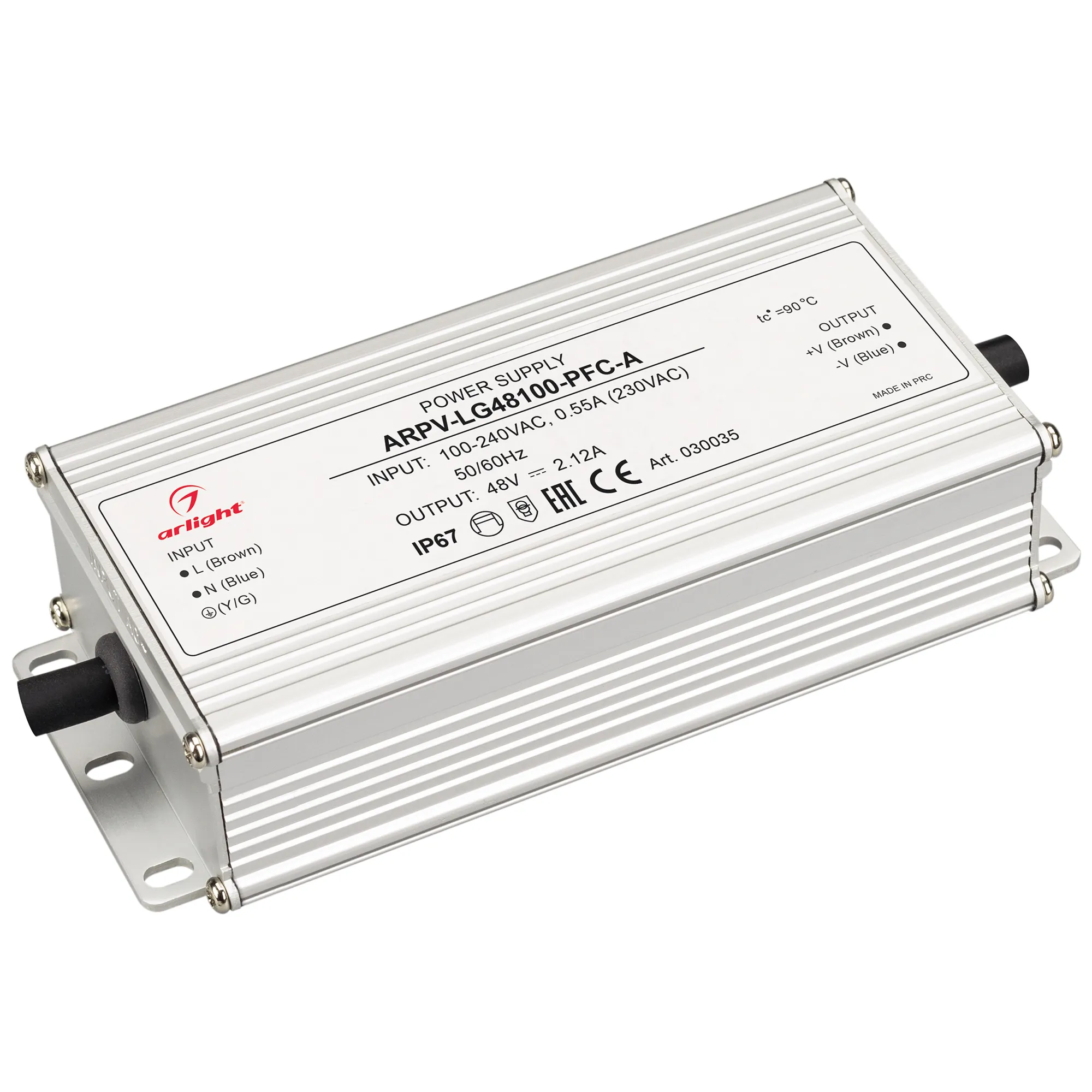 Блок питания для светильника Arlight ARPV-LG48100-PFC-A 48V 2.12A 100W / 030035