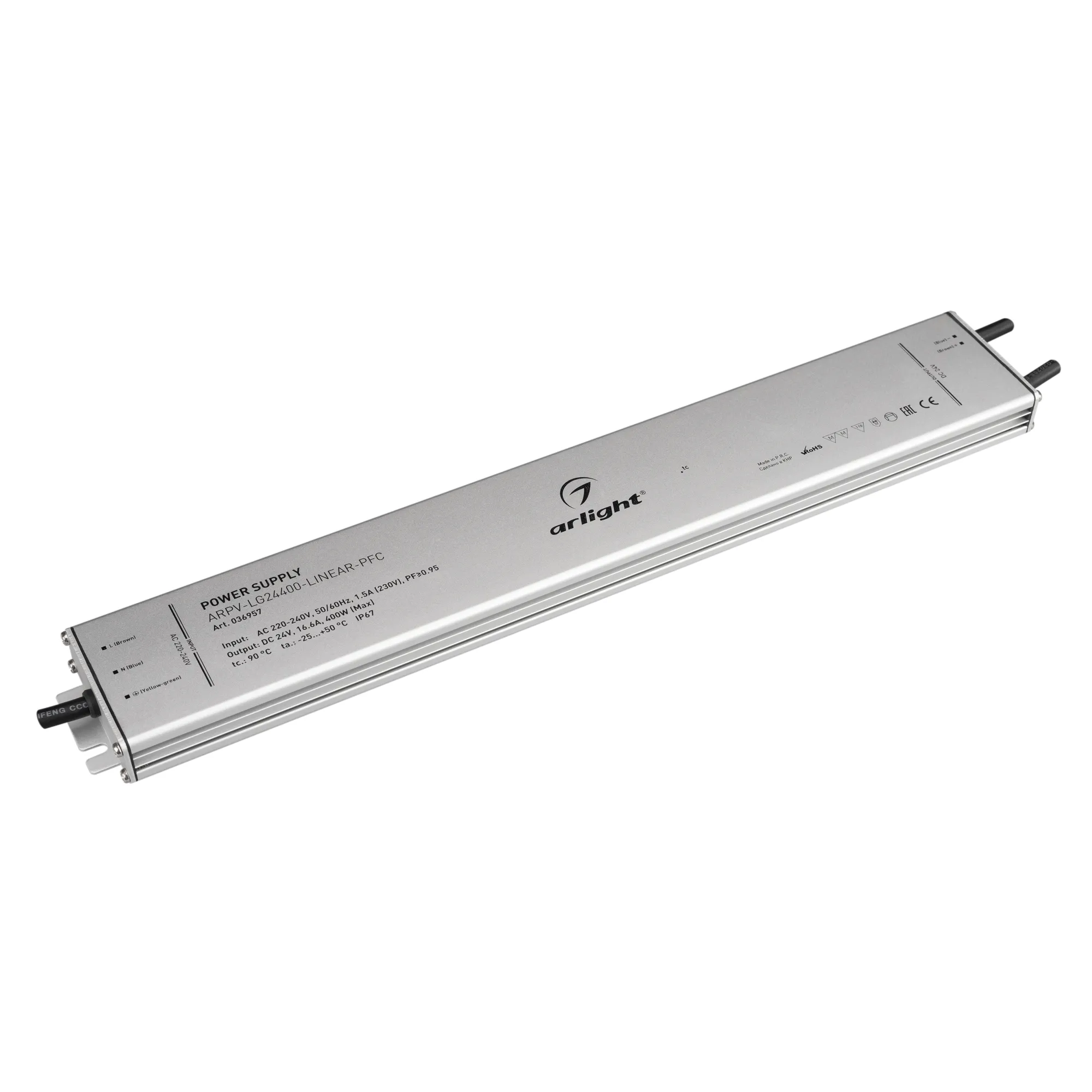 Блок питания для светильника Arlight ARPV-LG24400-LINEAR-PFC 24V 16.6A 400W / 036957