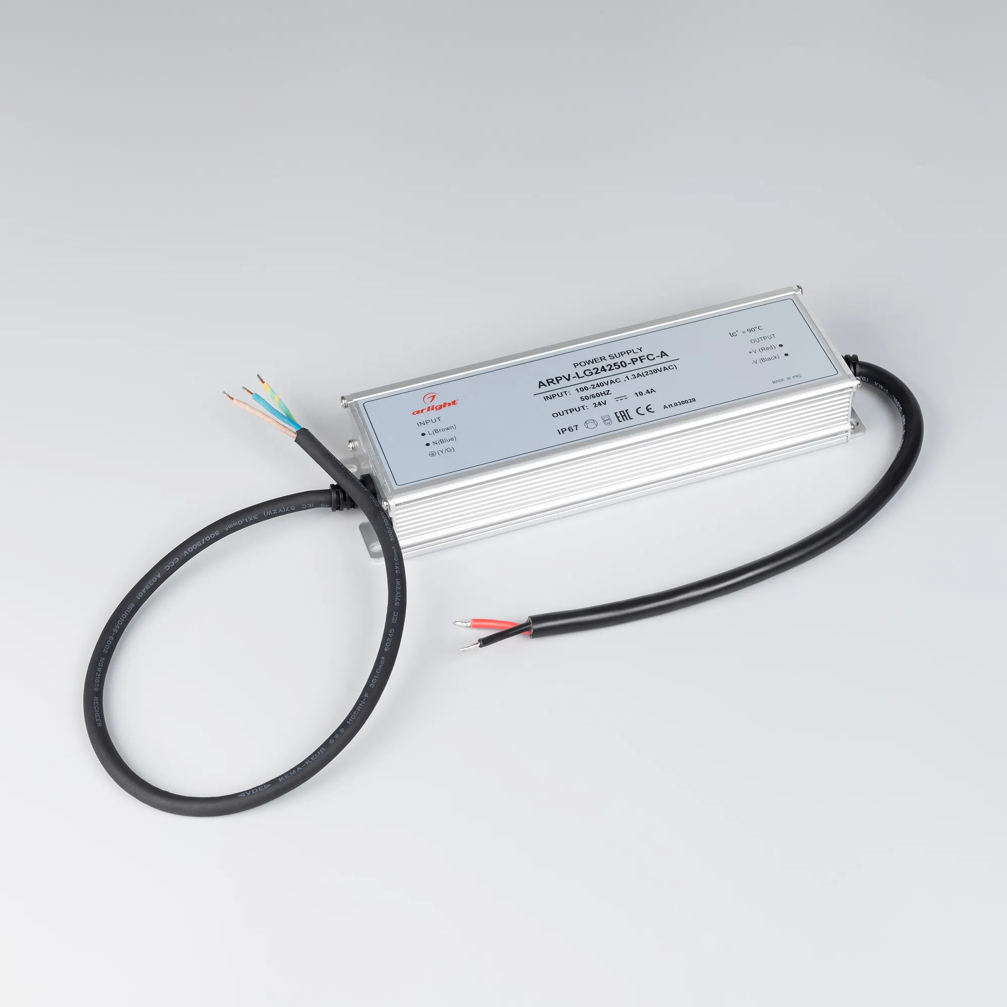 Блок питания для светильника Arlight ARPV-LG24250-PFC-A 24V 10.4A 250W / 030020 — фото 2