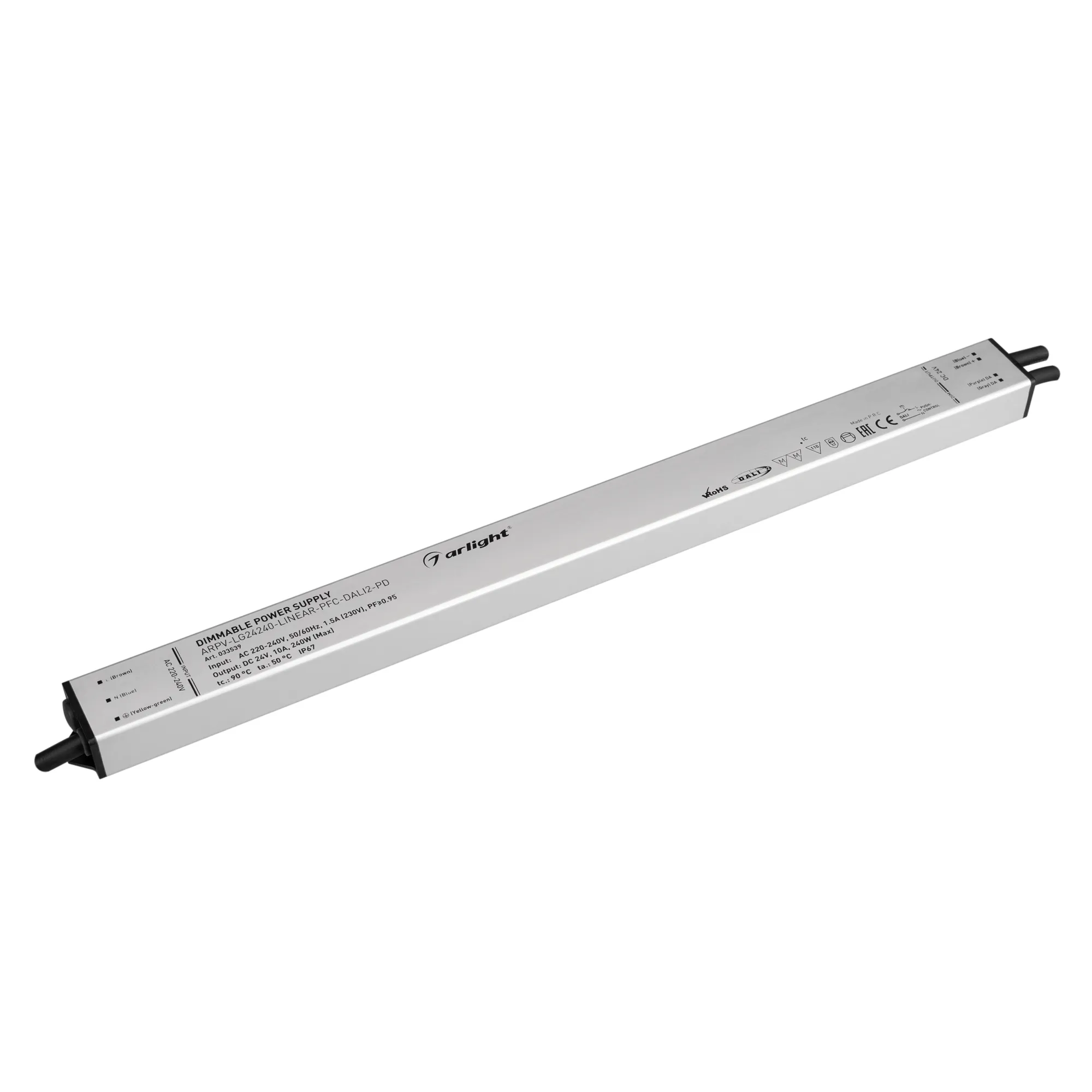 Блок питания для светильника Arlight ARPV-LG24240-LINEAR-PFC-DALI2-PD 24V 10A 240W / 033539
