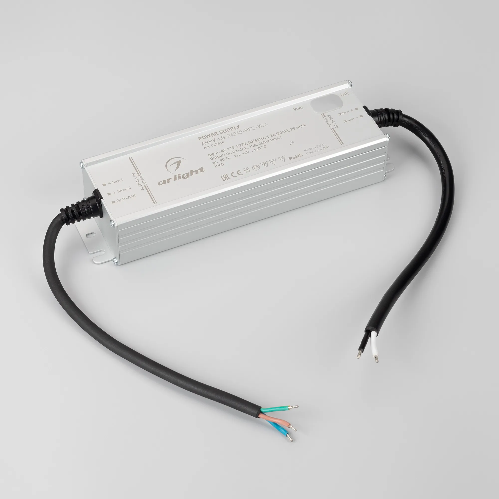 Блок питания для светильника Arlight ARPV-LG-24240-PFC-VCA 22-26V 10A 240W / 049618 — фото 2